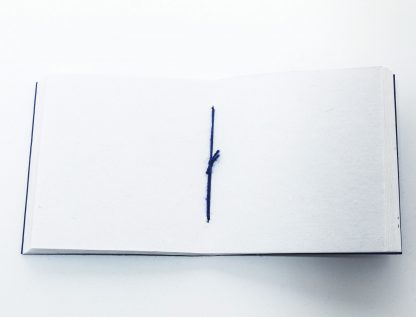 Détail 2 Carnet Vous êtes une fleur Bleu